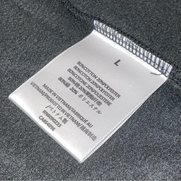 Fear of God Essentials Pullover Chest
Logo Hoodie Stretch Limo/Black Size Large - Picture 8 of 9